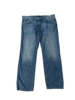 BOSS Hugo Boss Men’s Maine Regular Fit Straight Leg Denim Jeans Size 38x31